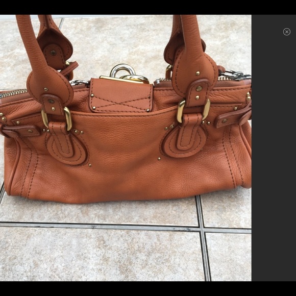 Besso caramel leather paddington lock bag - Picture 2 of 13
